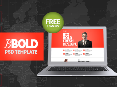 BBold - Free PSD Template