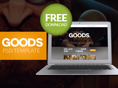 Goods Free PSD Template