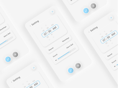 #DailyUI - 07 Setting app design setting settings typography ui ux