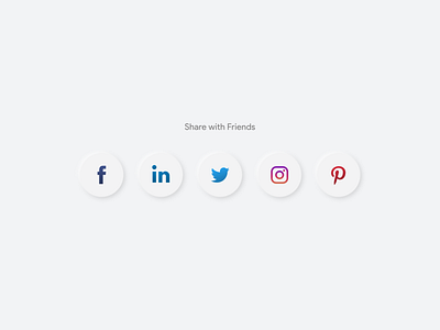 #DailyUI - 10 Social Share design icon logo minimal socialmedia ui vector