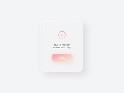 #DailyUI - 11 Flash Message design flashmessage gradient minimal pink typography ui ux