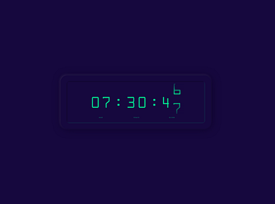 #DailyUI - 14 Countdown Timer countdown timer design green minimal purple time timer typography ui ux