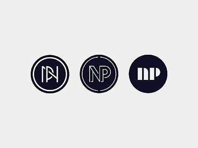 Noble People identity logo mark monogram np