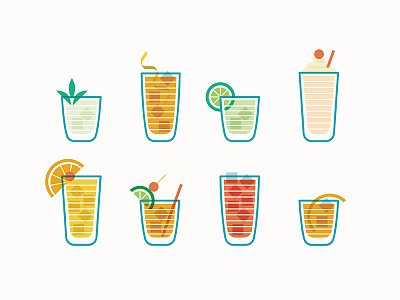 Tervis Cocktails cocktails drinks illustration