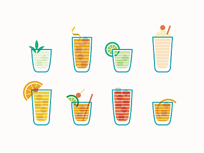 Tervis Cocktails cocktails drinks illustration