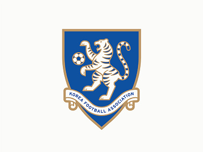 KFA badge crest korea logo soccer tiger