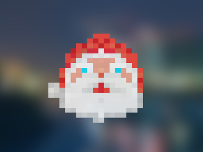 MERRY CHRISTMAS // PIXEL ART // FOREMNIK art christmas claus holidays icon pixel santa snow vector