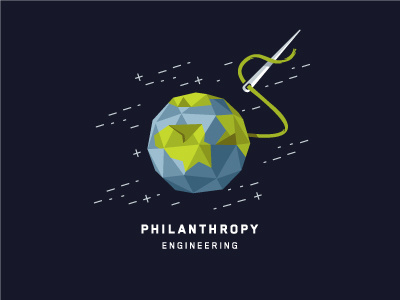 Phileng Shirt earth geometric help improve needle palantir philanthropy space stars thread