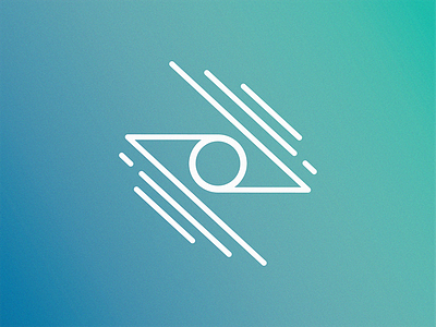 Eye-dia abstract eye lines logo shapes simple square