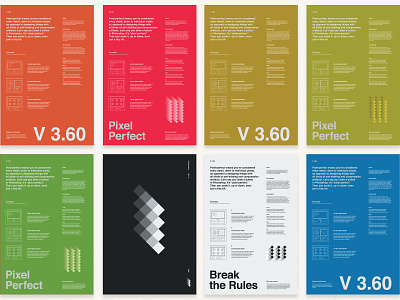 Poster layout + color ideas color grid hierarchy image layout minimalistic mock pixel poster retro swiss typography wireframe