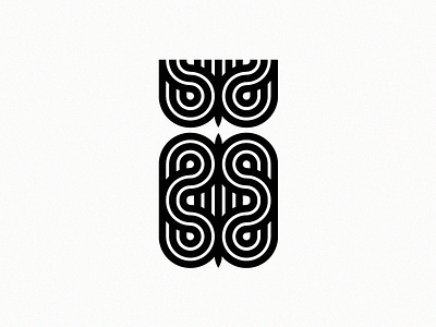 Logo Hoot abstract bird branding geometry happy illusrion line logo logomark mark minimalistic onw color owl pattern shapes simple symbol vision wisdom