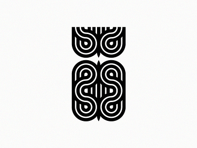 Logo Hoot abstract bird branding geometry happy illusrion line logo logomark mark minimalistic onw color owl pattern shapes simple symbol vision wisdom