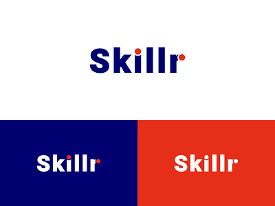 Skillr Online Learning Website graphic design ui