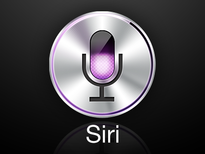 Siri apple gui icon iphone4s