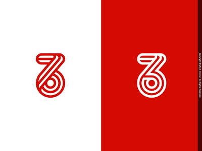63 63 icon logo logomark mark number six sixty three