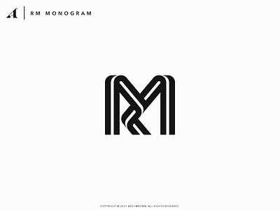 RM MONOGRAM branding graphic design icon identity letter lettering logo logotype monogram mr rm type typography