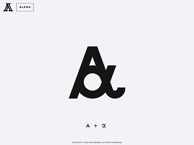 ALPHA branding design icon letter letter a lettering logo logomark mark monogram type typography