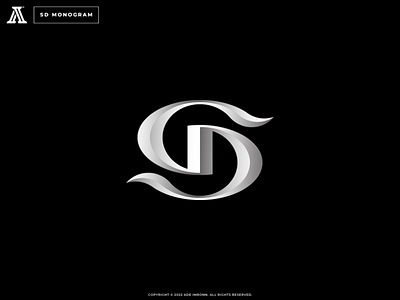 SD MONOGRAM design ds icon letter lettering logo logomark mark monogram type typography