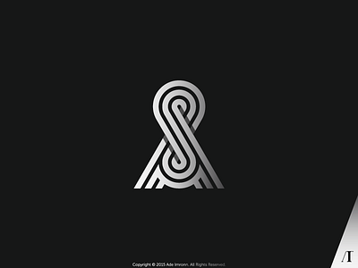 AS Monogram as icon letter lettering logo logomark logotype mark monogram sa type typography