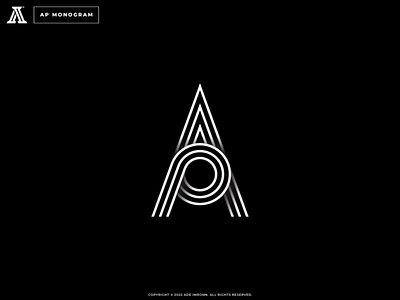 AP Monogram a ap branding design icon letter lettering logo logomark mark monogram p pa typography