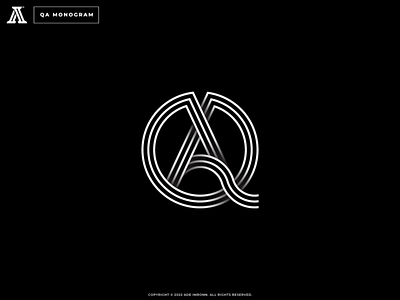 QA Monogram a aq branding design icon letter lettering logo logomark mark monogram q qa typography