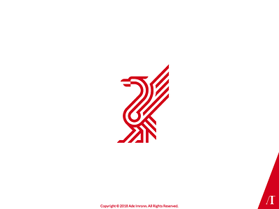 Liverpool animal bird design illustration lfc liver bird logo logomark the reds