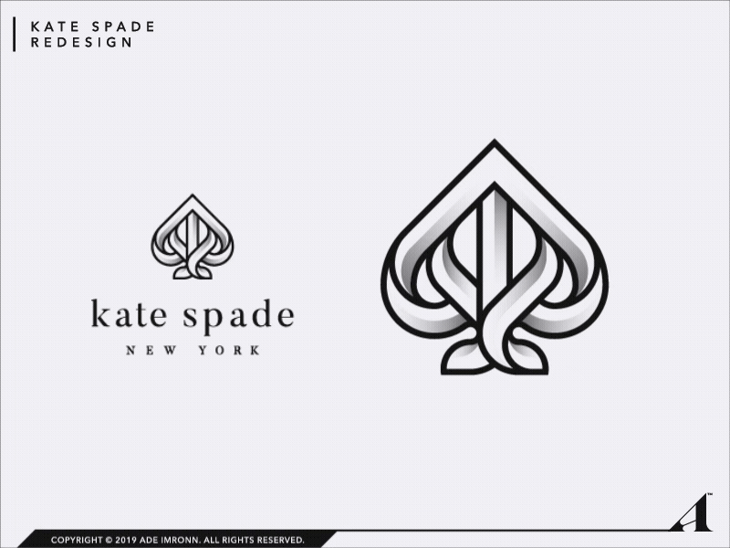 Kate Spade Redesign branding design fashion icon identity illustration k letter lettering logo logomark logotype monogram typography