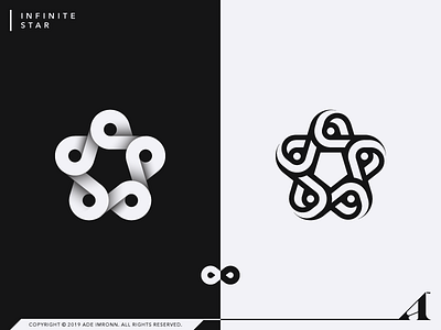 Infinite Star branding design icon illustration infinity logo logomark mark star