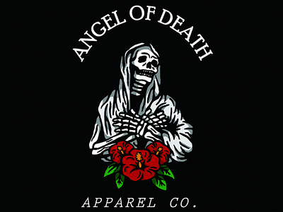 Angel of death brand vintage badge badass