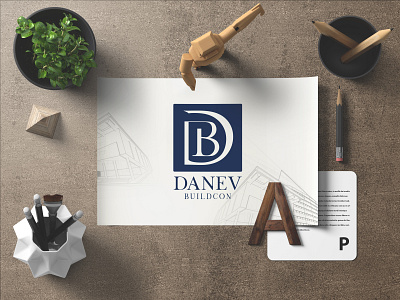 Danev Buildcon | Builders Logo Design brand logo branding design illustration logo logo design logo design concept logo designer logodesign vector