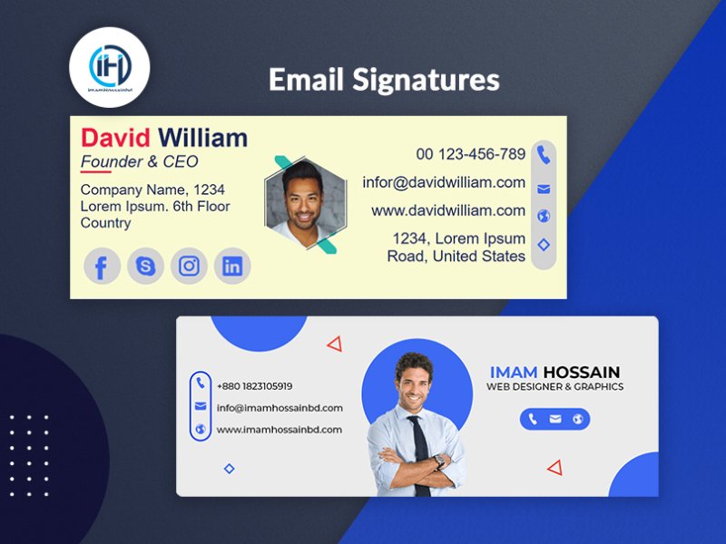 Email Signatures V1 0 by Imam Hossain on Dribbble