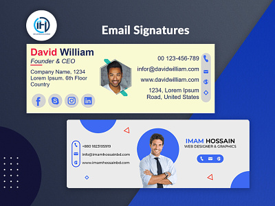 Email Signatures V1 0 css design email email design email signature email signature design gmail signature html html email signature html email template responsive design
