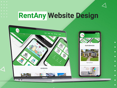 RentAny Apps Wordpress Website