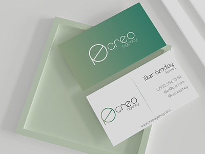 Creo Business Card branding businesscard design logo minimal ui