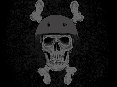 skull artwork / skateboard skull artwork