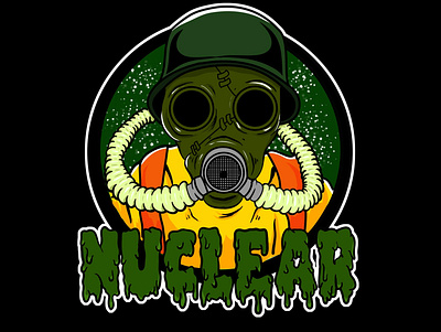 artwork for sale artwork branding design art digital illustration illustration illustrator logo masked masker nuclear vector