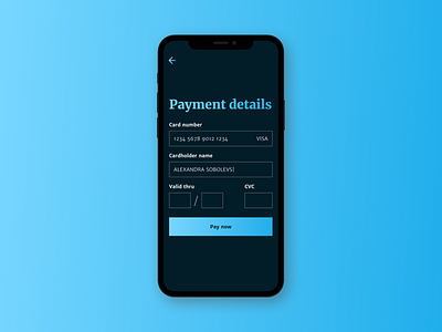 Credit Card Checkout (mobile) daily 100 challenge dailyui dailyui 002 design ui uidesign web design