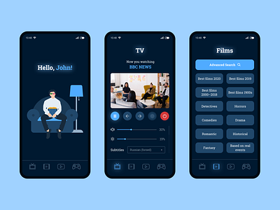 TV App dailyui dailyuichallenge design mobile mobile app ui uidesign ux web design