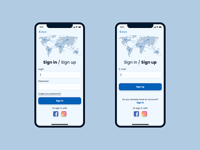 Mobile app | Sign in | Sign up ios mobile mobile app mobile app design mobile design sign in sign up uidesign ux design web design