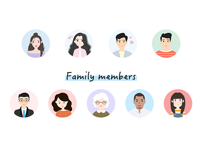 Family members 头像