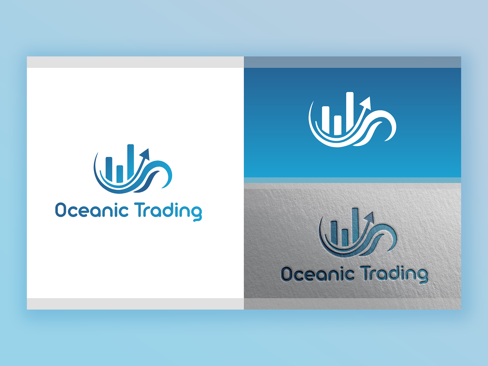 Imaginary trading business logo, which one looks best and what would you  change about them ? : r/logodesign