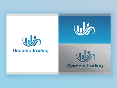 Oceanic Trading Logo Design 3d animation art branding design graphic design illustration logo minimal ui ux web