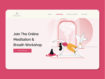 Meditation/Mindfulness Platform Landing Page
