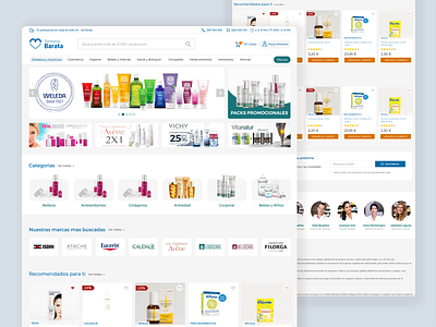 Farmacia Barata - Ecommerce Web design & development design pharmacy ui ux website