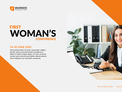 Woman Conference bussiness website elementor lead page lnading page one page promotion page sales funnel sales page single product website wordpress