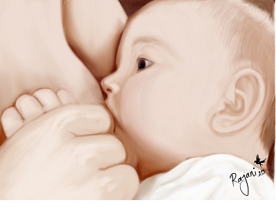breastfeeding baby creative design digital artist digital artwork digital illustration digital painting digitalart illustration mom