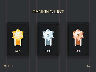 Ranking List icon logo ux
