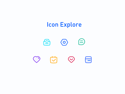 Icon Explore calendar color design explore exploring icon love series system