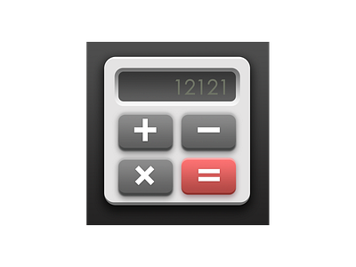 计算器拟物化练习 design icon illustration ui