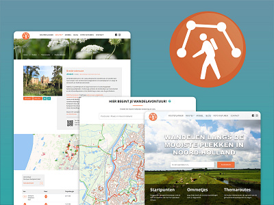 Website Wandelnetwerk Noord-Holland